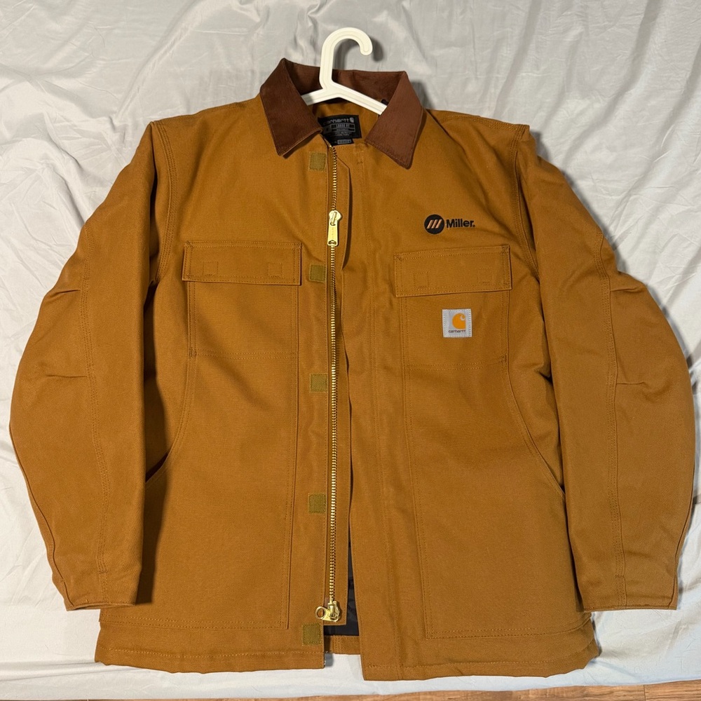 Carhartt Firm Duck Insulated Traditional Coat Miller Welding